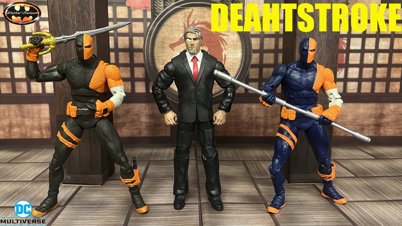 McFarlane DC Multiverse Deathstroke Page Puncher DC Rebirth DC Direct Action Figure Review