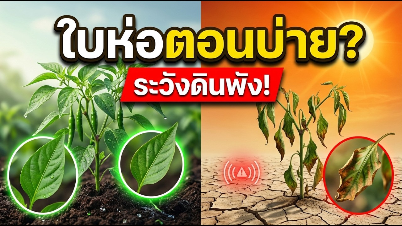 รดน้ำฉ่ำแต่ผักเหี่ยว? ความลับ 