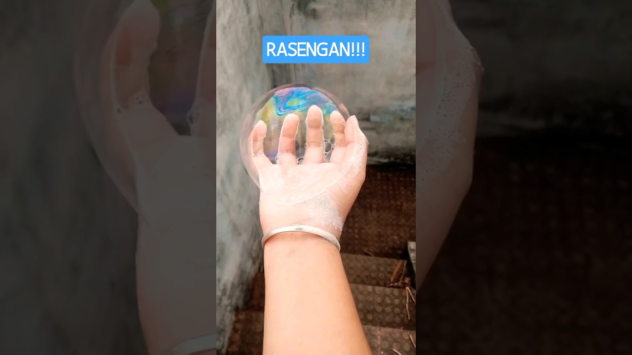 Rasengan in real Life🌬️#rasengan #inreallife #naruto