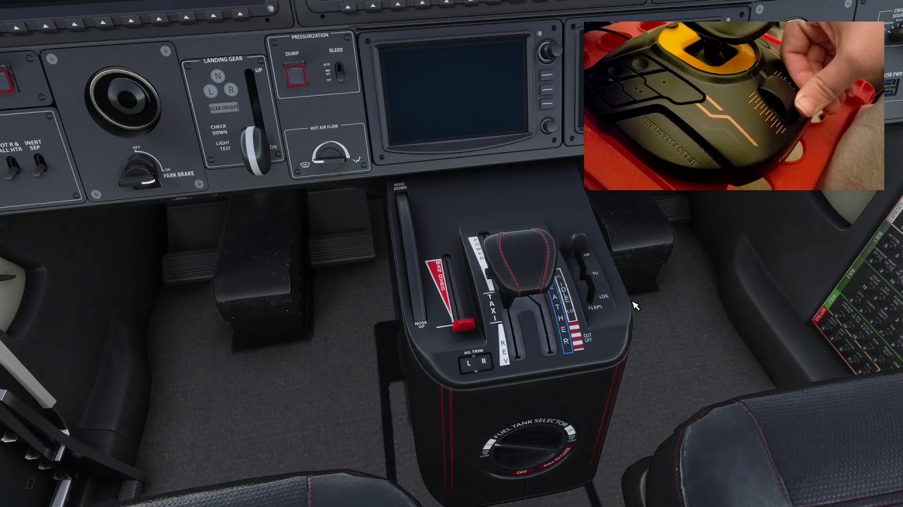 How to Control the TBM930 Throttle (Microsoft Flight Simulator)
