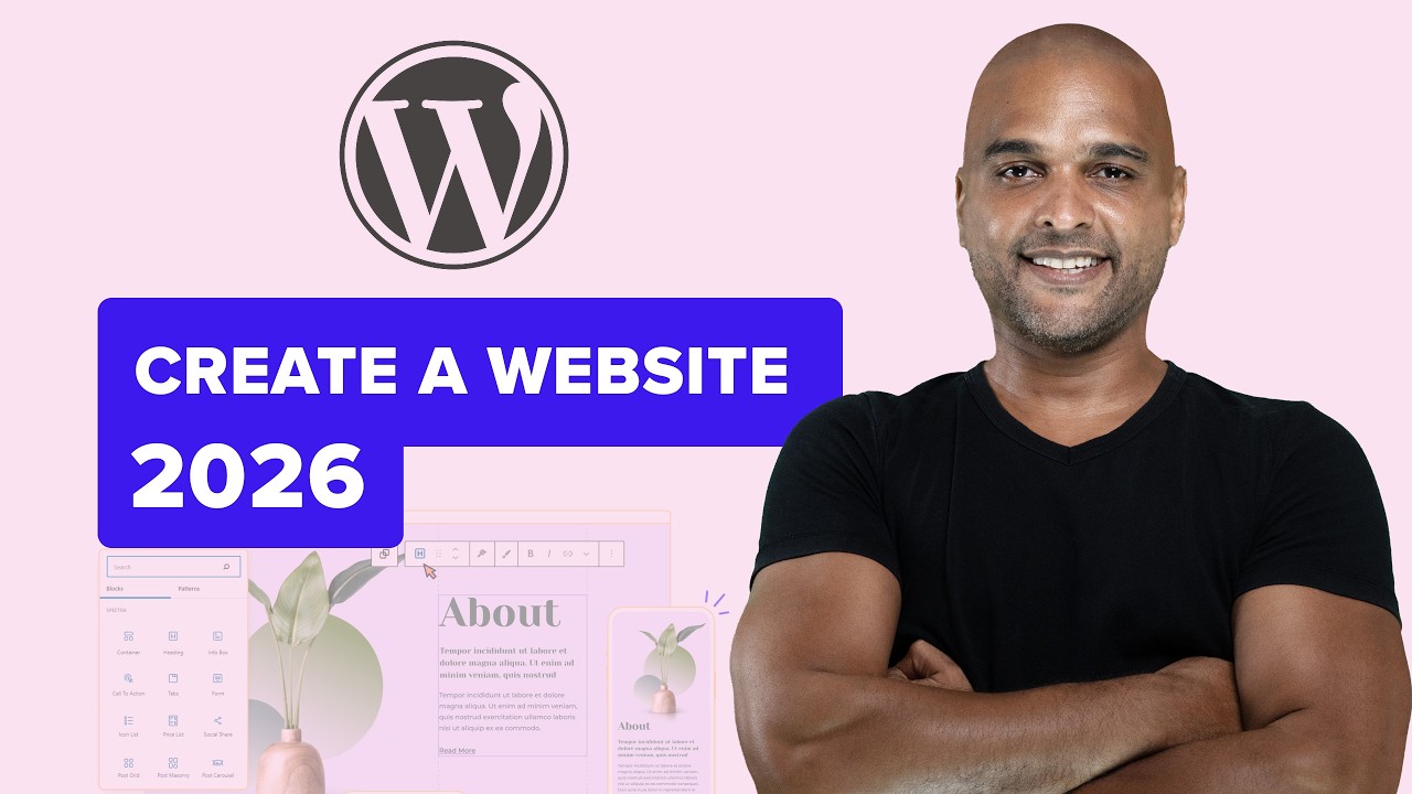 How To Create A WordPress Website in 2025 [FREE COURSE]