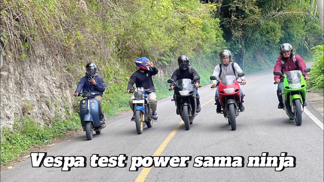 VESPA PTS TEST POWER DENGAN NINJA ll QUATTRINI M200 ll VESPA PTS ll VESPA SMALLFRAME