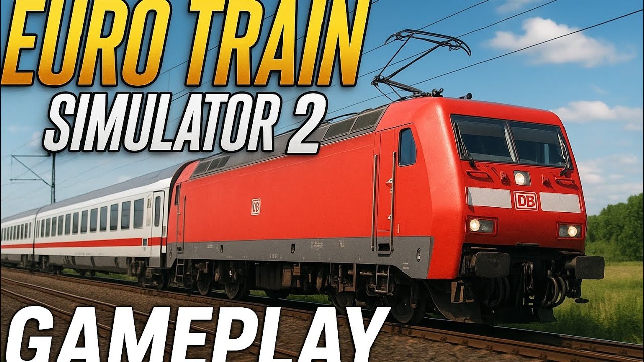 Euro train 🚂🚆 simulator 2 game is here gameplay|part 1