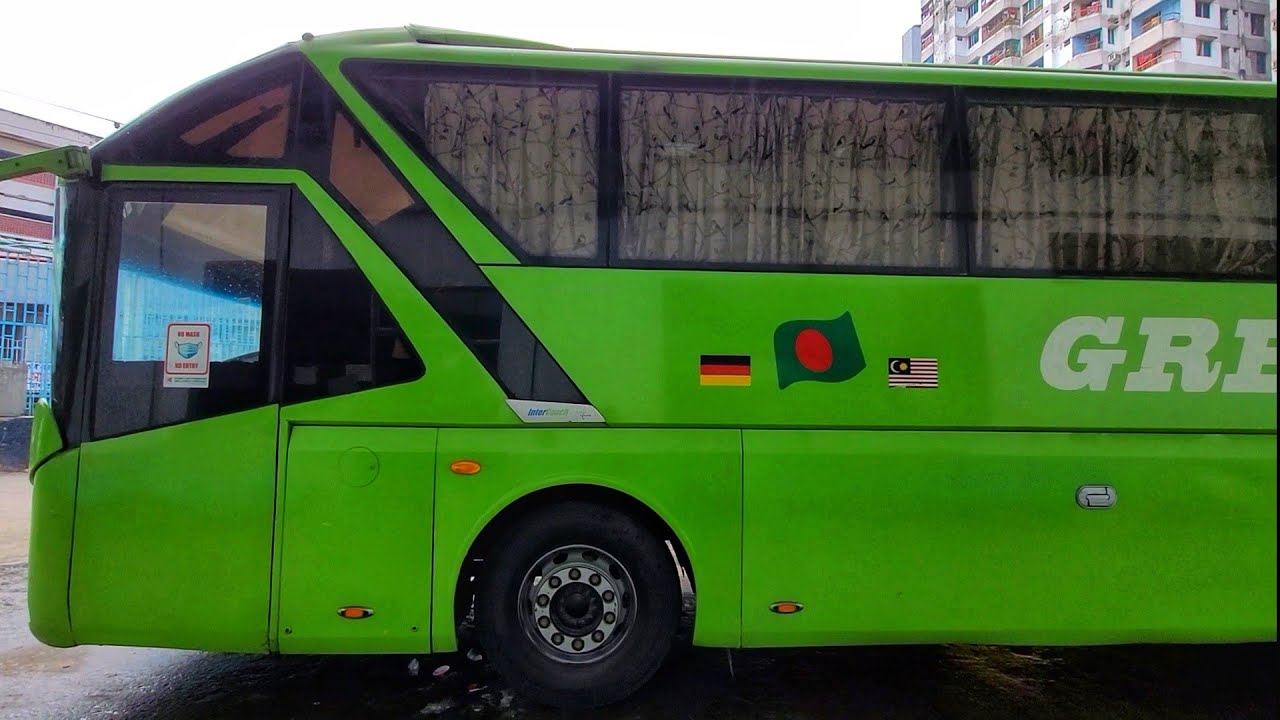 Green Line Man HD Bus | Green Line Paribahan | Green Line High Deck Bus | Dhaka To Sylhet