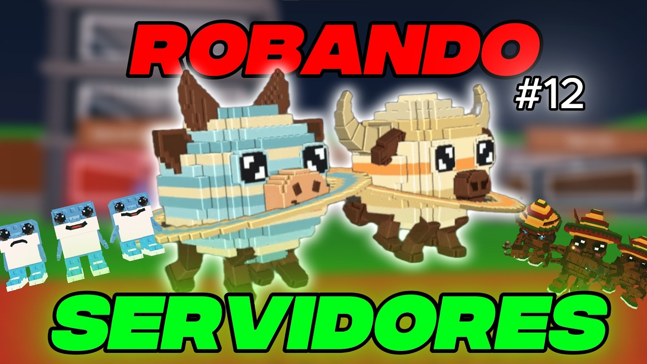 ROBANDO en SERVERS PUBLICOS 🥵🔥 DIA 12 | Roblox roba un brainrot