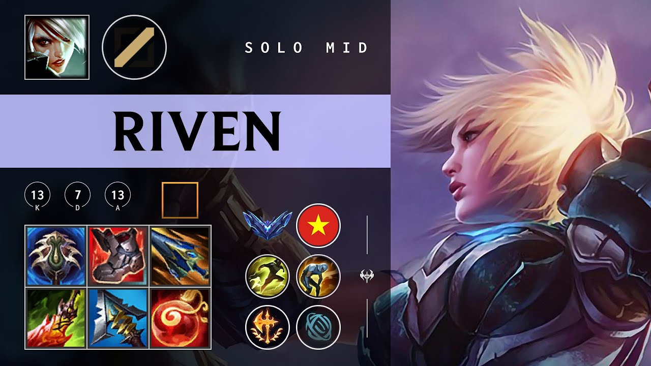 Riven Mid vs Qiyana - VN Diamond Patch 26.02