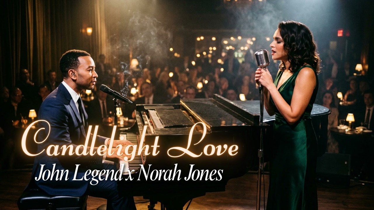Norah Jones x John Legend Style - Candlelight Love🎶 | Smooth Soul Pop Jazz Mix 2026