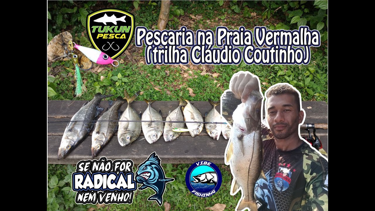 PESCARIA COM ISCA ARTIFICIAL NA PISTA CLÁUDIO COUTINHO (PRAIA VERMELHA - RJ)