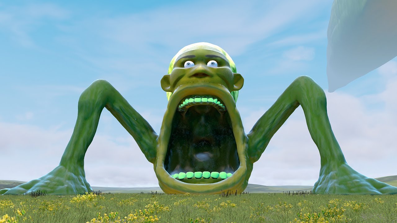 NEW GIANT SEA EATER LIN GANG AND ALL LING GANG MELON FAMILY IN GARRY'S MOD!