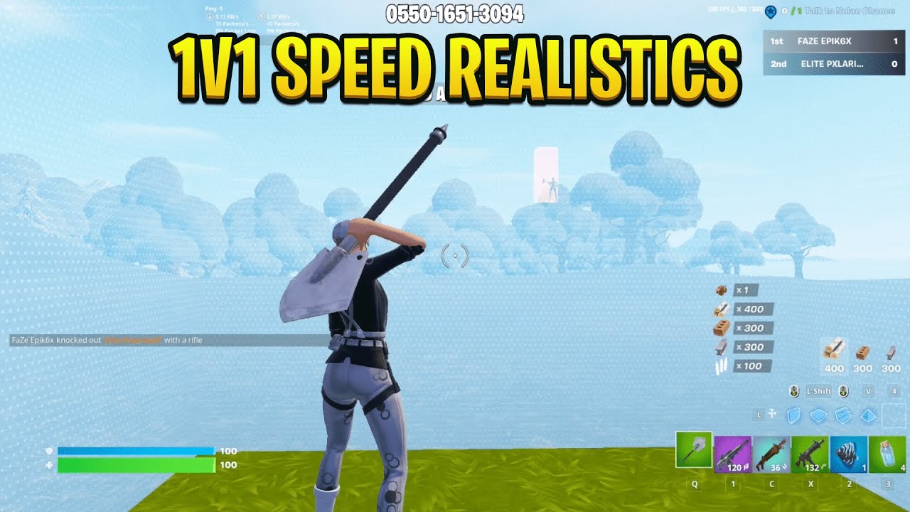 Pxlarized VS EpikWhale 1v1 Speed Realistics