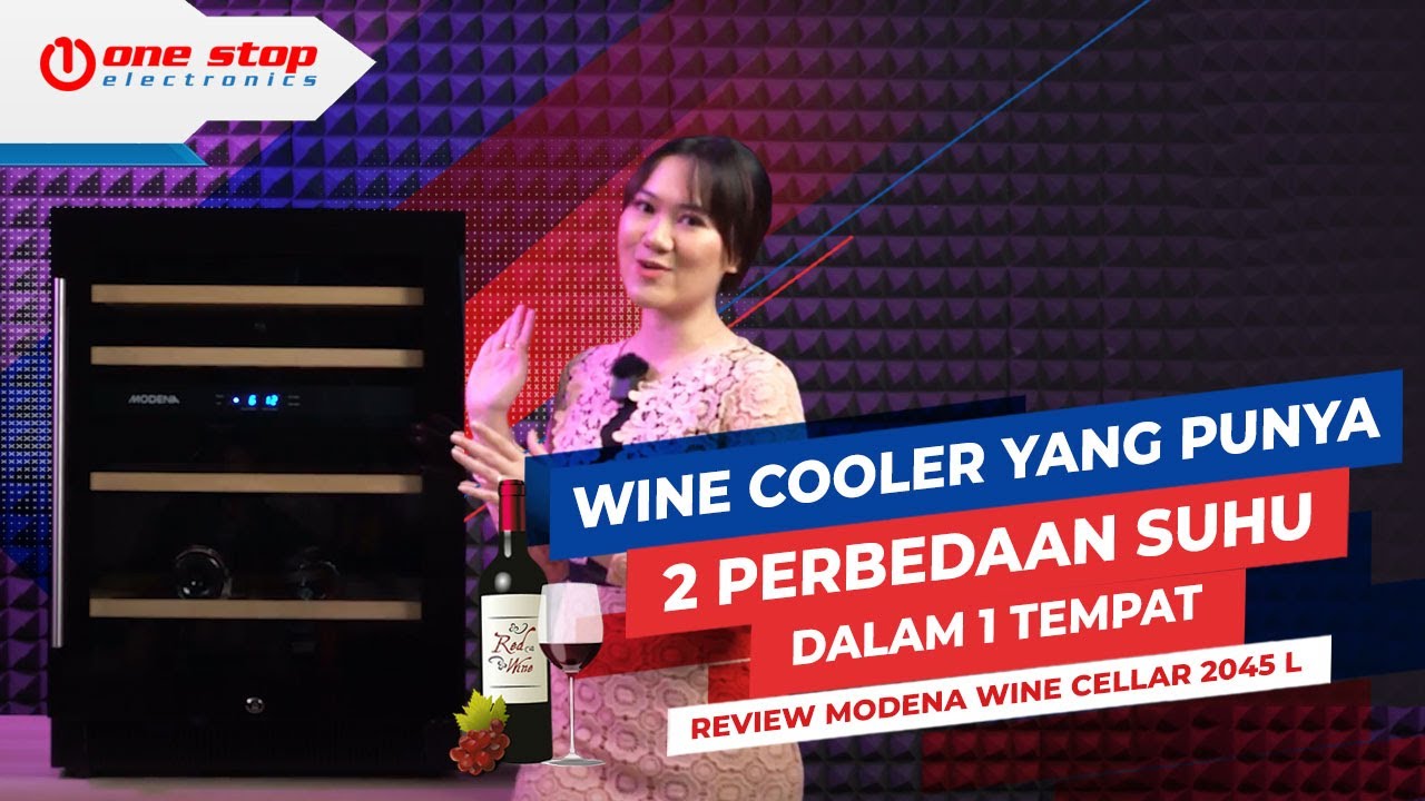 Wine Cooler yang Punya 2 Perbedaan Suhu Dalam 1 Tempat: Review Modena Wine Cellar 2045 L