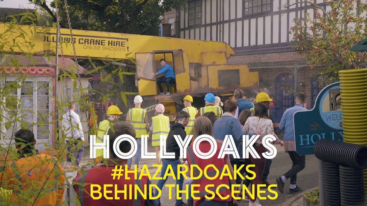 Behind the Scenes of the Crane Stunt | Hollyoaks
