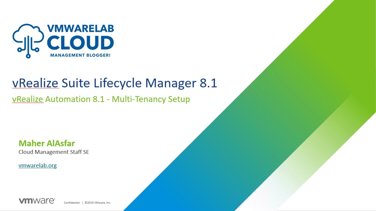 vRealize Automation 8.1 - Multi-Tenancy Setup with vRealize Suite Lifecycle Manager 8.1