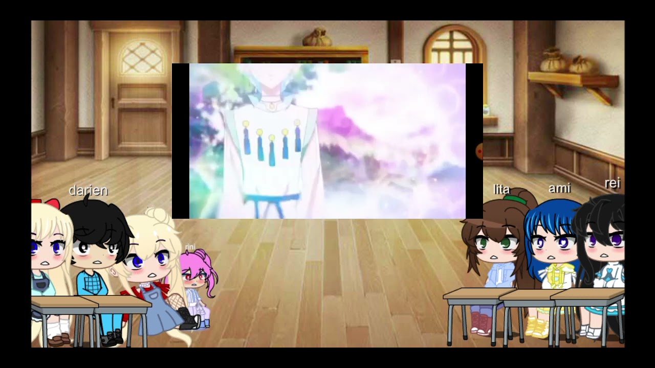 las sailor scouts reaccionan a rini
