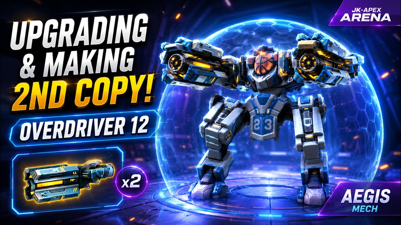 UNSTOPPABLE Combat 🔥 or just USELESS 😜| AEGIS + OVERDRIVER 12S Combo Mech Arena #mecharena #gaming