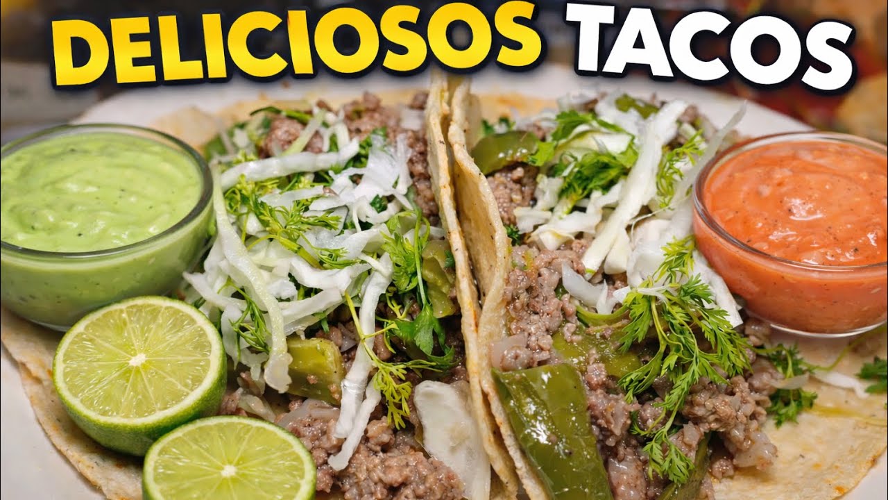 Los Mejores Tacos de Suadero Caseros | Con Dos Salsas Increíbles