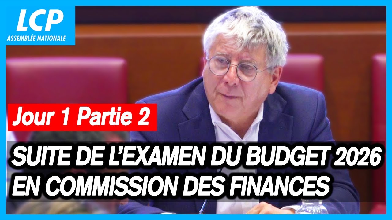 Budget 2026 : Suite de l'examen du projet de loi de finances &agrave; l'Assembl&eacute;e nationale - 20/10/2025