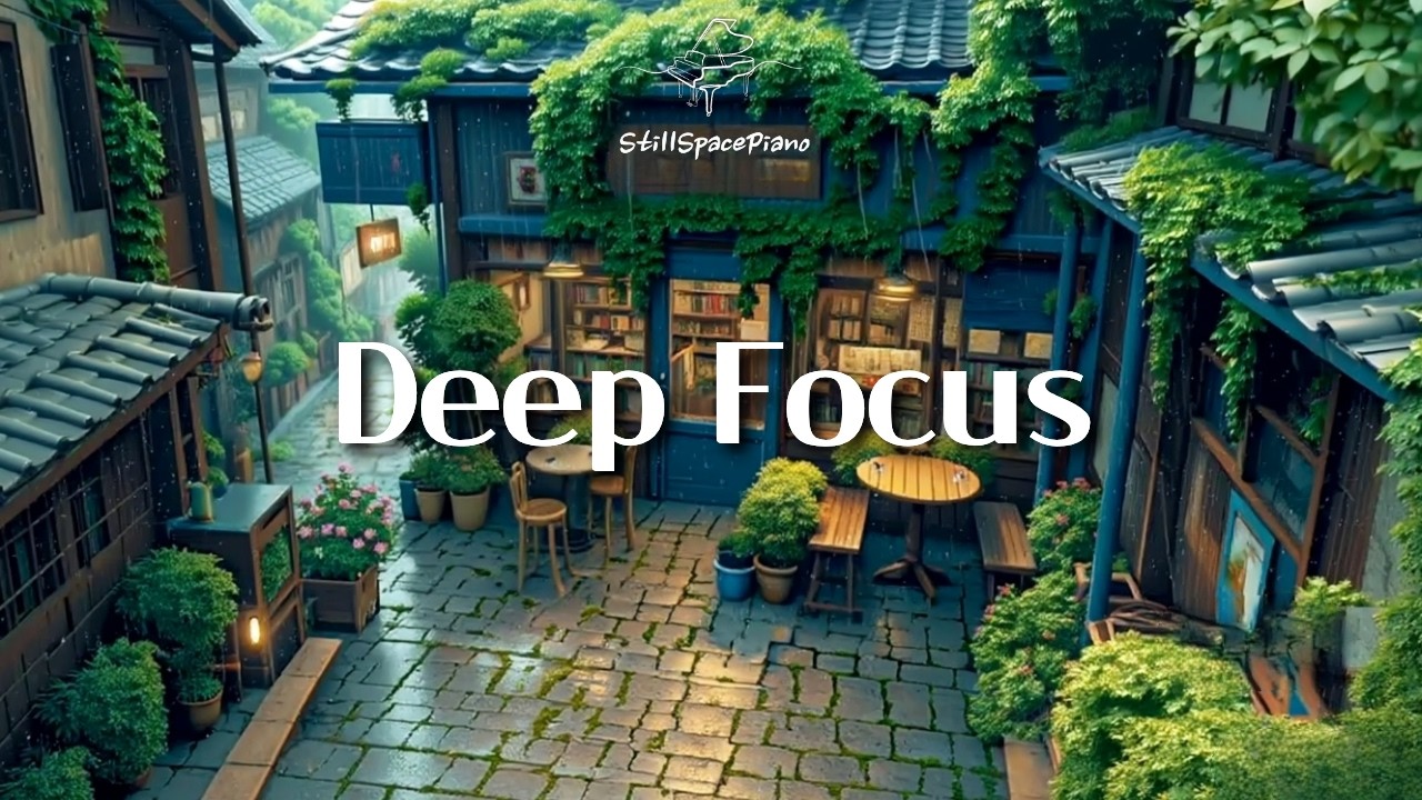 Soft Ambient Piano for Studying & Work | Peaceful Background Music (8 Hours)