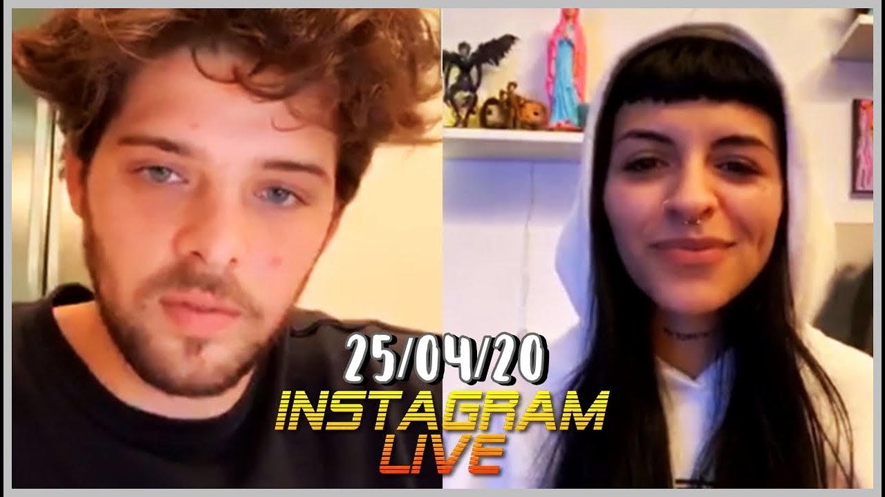 Santi Maratea y Cazzu | Instagram Live 25/04/2020