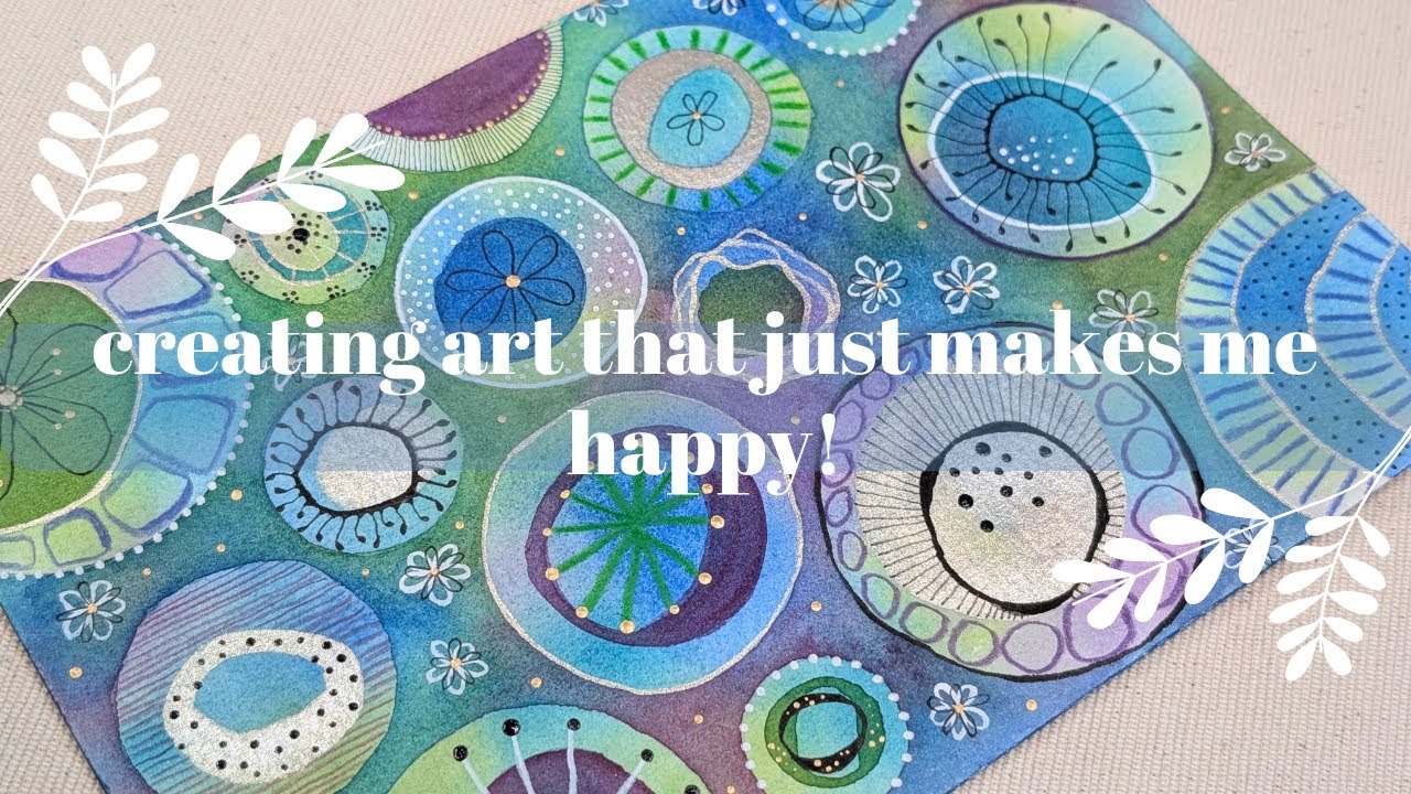 Create Art That Makes You Happy | Negative Painting Technique
