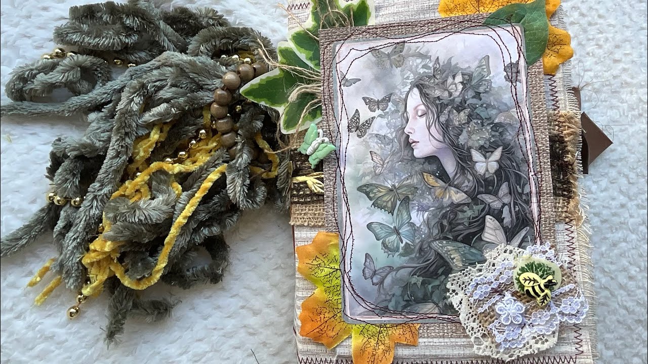 Enchanted Elf/Fairy forest junk journal full flip through - SOLD Thank You