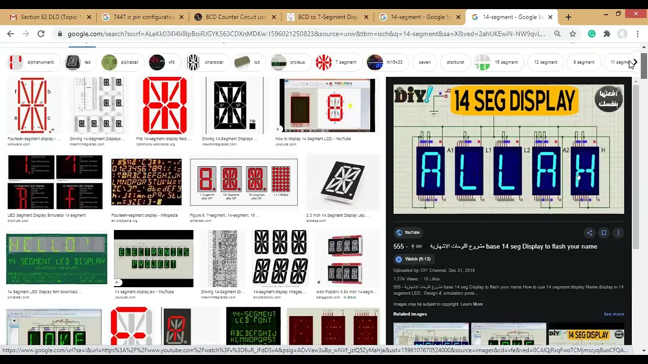 BCD to 7 Segment Display Part 2|Lab