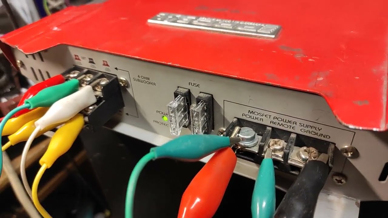 SAL SAF3070 460W MOSFET Car amplifier TEST After Repair