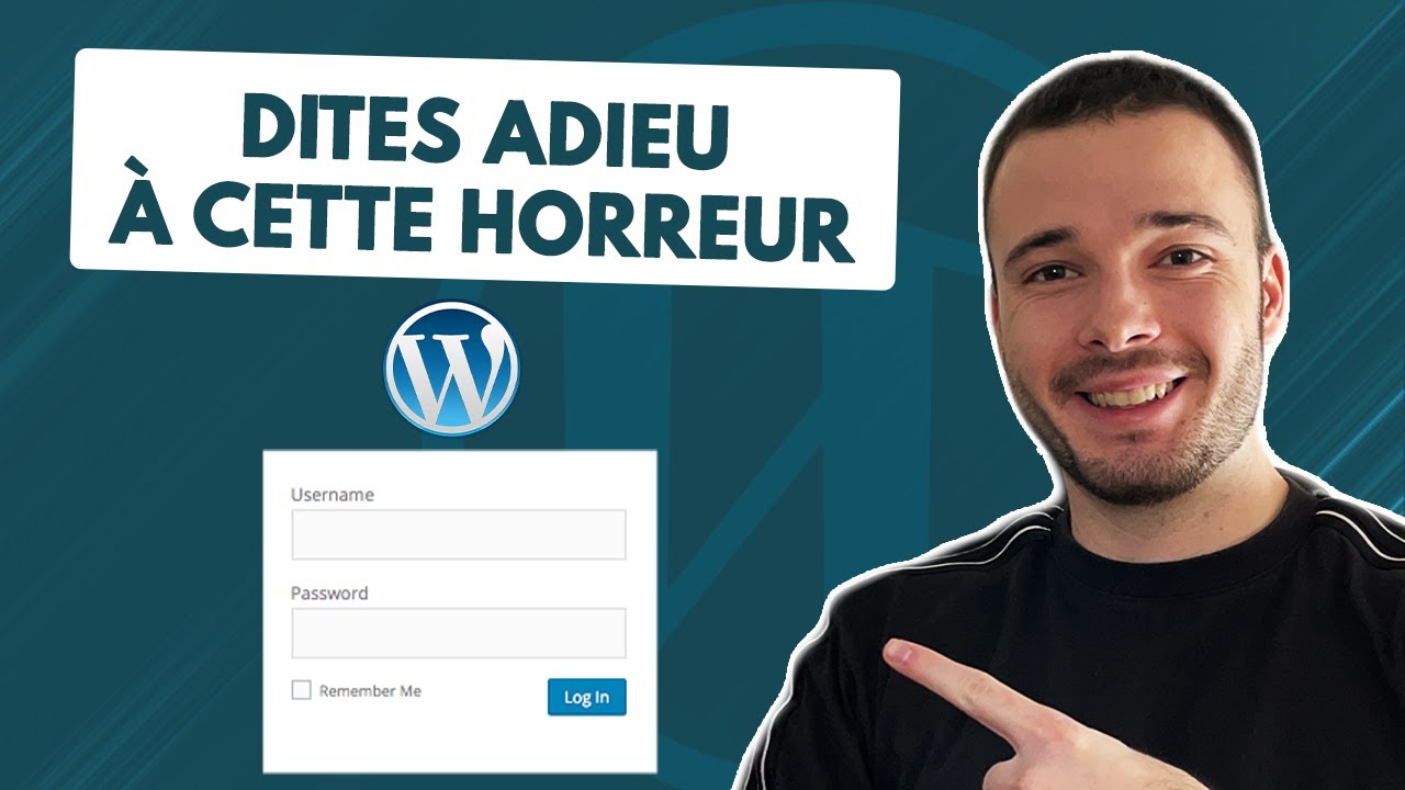 Comment modifier la PAGE DE CONNEXION sur WordPress ? (gratuitement)