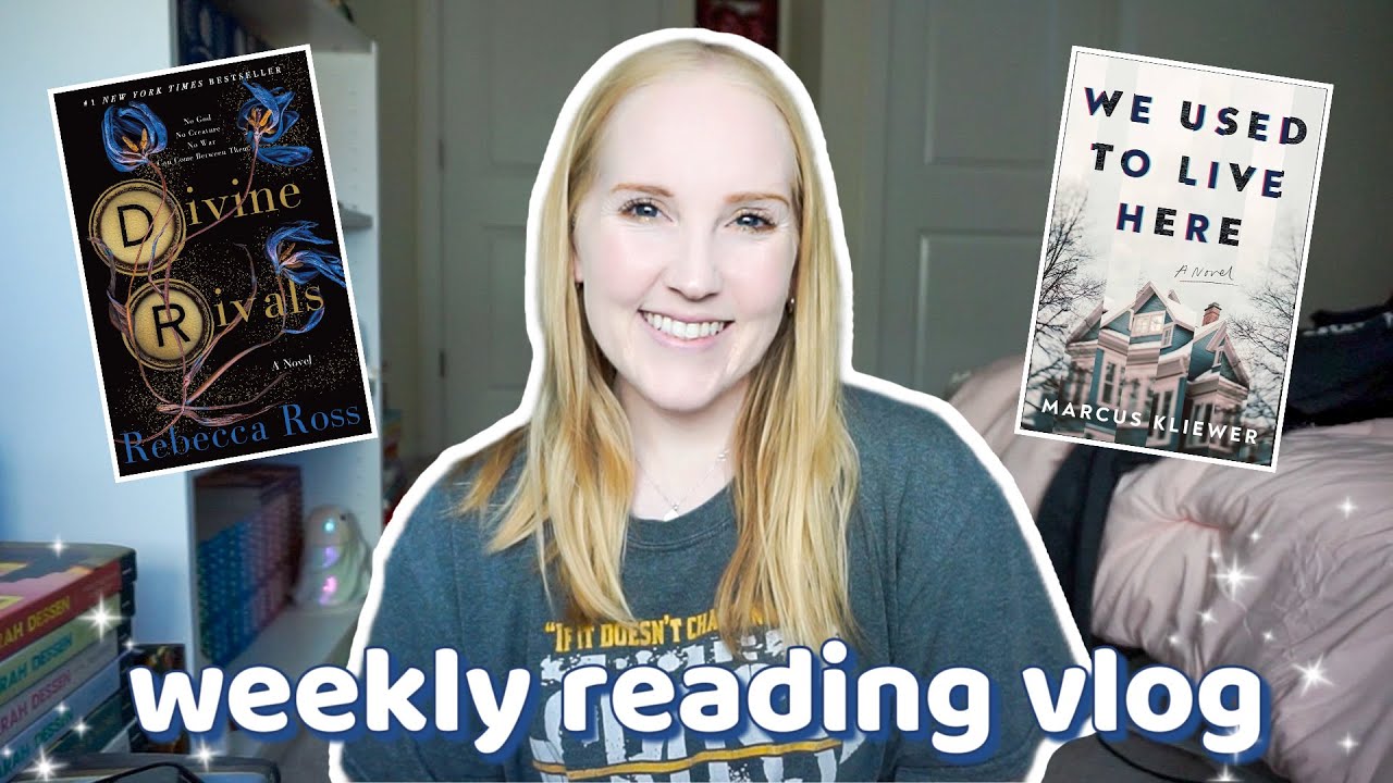 weekly reading vlog 📚 reading two books a hauling lots more