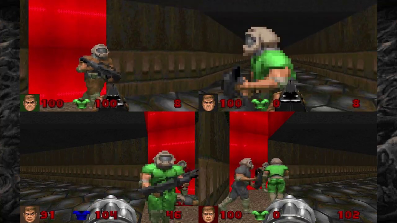 Beating Doom (1993) Co-op Splitscreen (No Commentary)