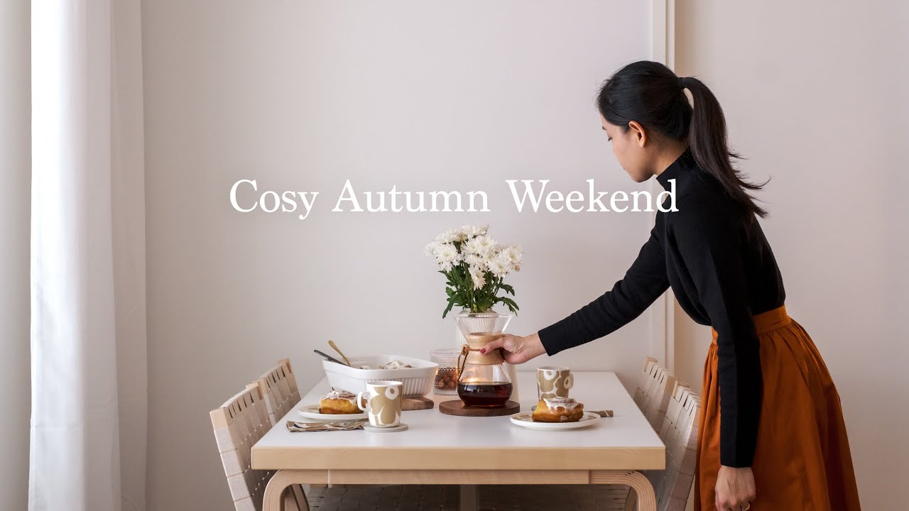 Cosy Autumn Weekend 🍁I Organizing my closet for Fall I Hygge Habits and Slow Living I Marimekko