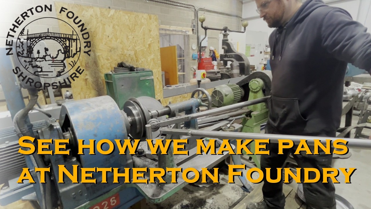 Посмотрите, как мы изготавливаем сковороды на литейном заводе Netherton Foundry.