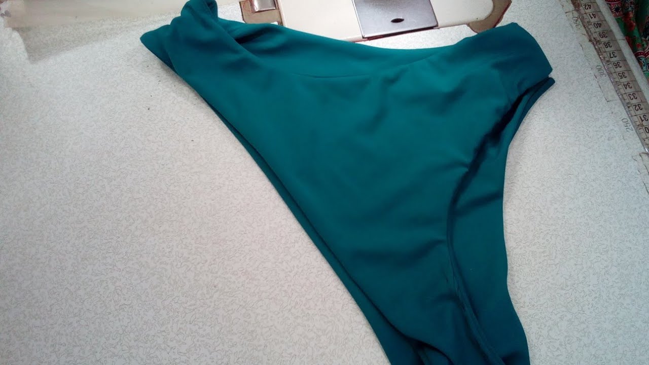 diminuir altura do biquíni entre perna sem mexer nos elástico