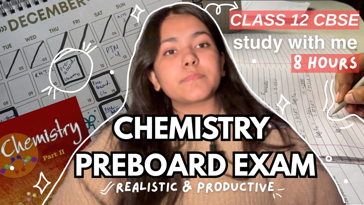 Подготовка к экзамену по химии (12 класс) CBSE | Продуктивное обучение со мной 📚🧋