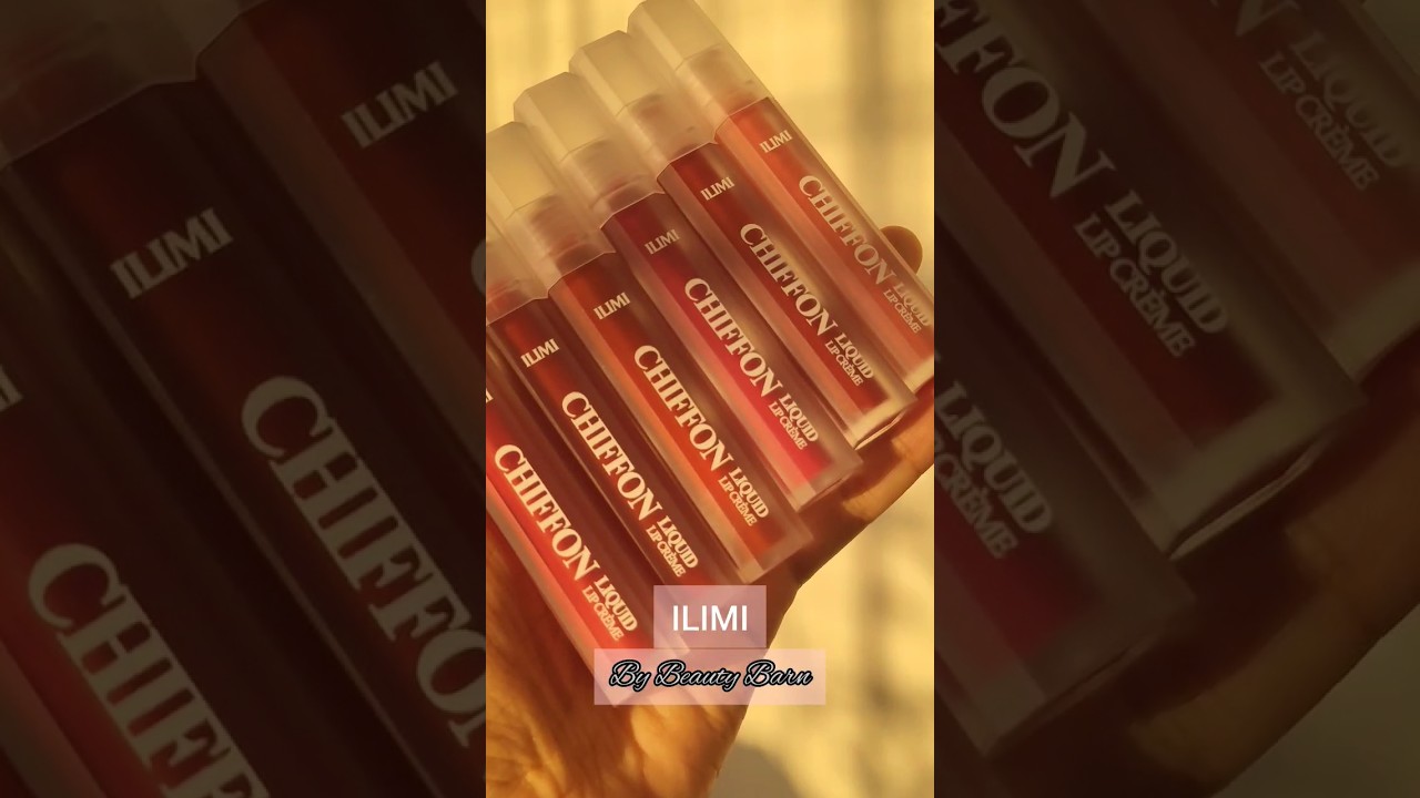 ILIMI by @Beautybarnindia  Chiffon Liquid Lip Creme Swatches #lipstick #shorts #ytshorts #makeup