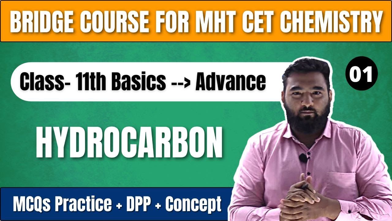 hydrocarbon Class 11th chemistry MHT CET MCQs Basic to Advance with Concept #nie #cet #mhtcet