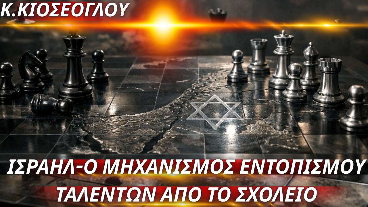 Κάρολος  Κιοσέογλου: Ισραήλ-Πως έγινε το αμυντικό & τεχνολογικό θαύμα-Το σχέδιο εντοπισμού ταλέντων