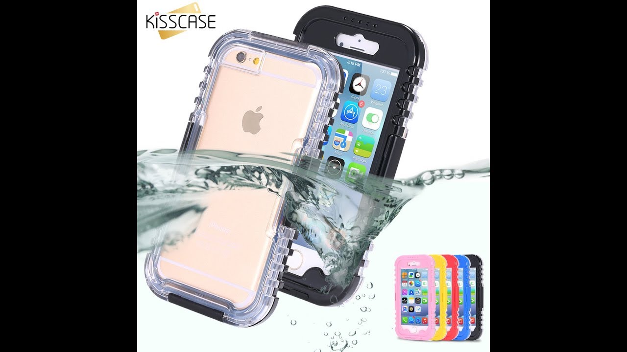 KISSCASE Waterproof Heavy Duty Hybrid Swimming Dive Case For Apple iPhone