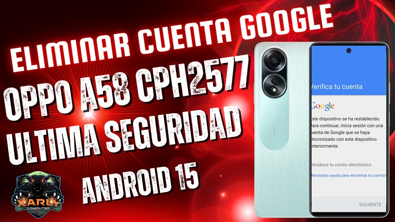 ✅ OPPO A58 FRP | Cómo quitar cuenta Google Oppo A58 Android 15 Ultima seguridad 2025 | FRP a58 AMT