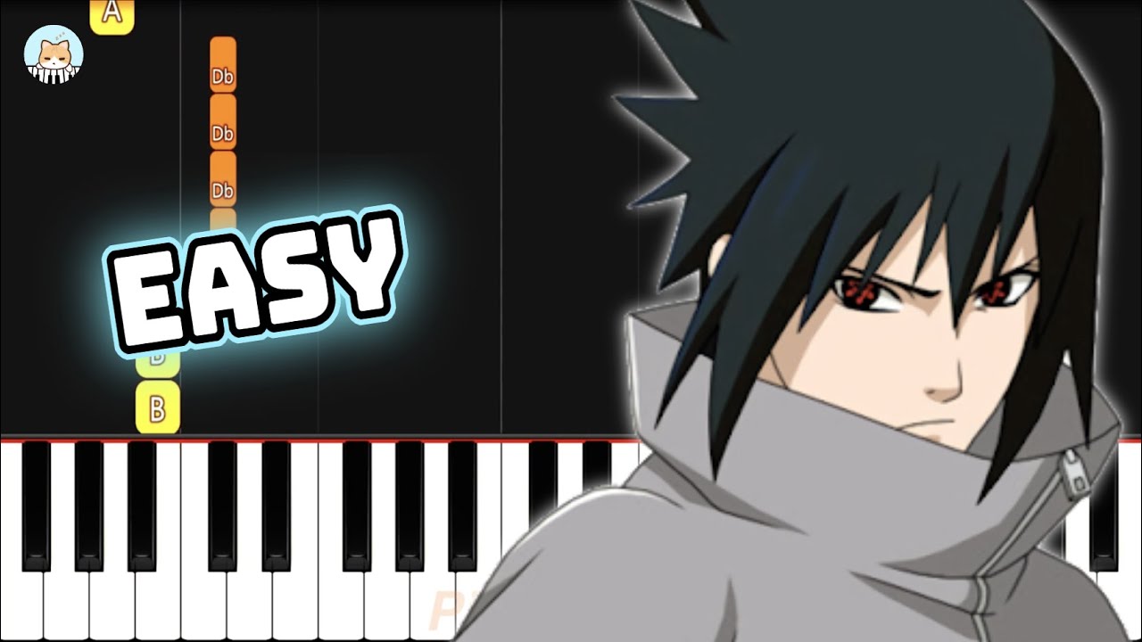 Naruto Shippuden OP 15 - "Guren" - EASY Piano Tutorial & Sheet Music