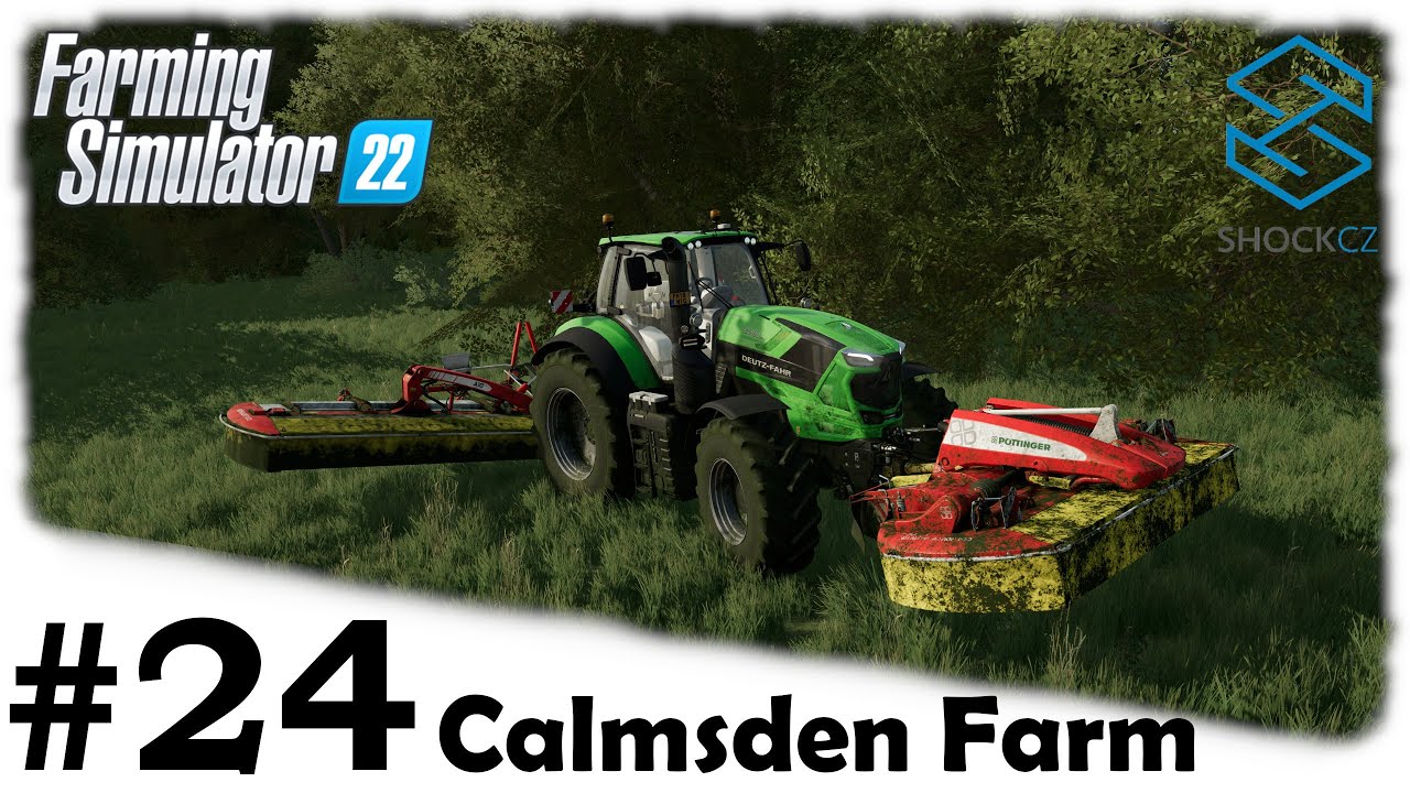 KOSENÍ LOUKY | Farming Simulator 22 | #24 | Calmsden Farm