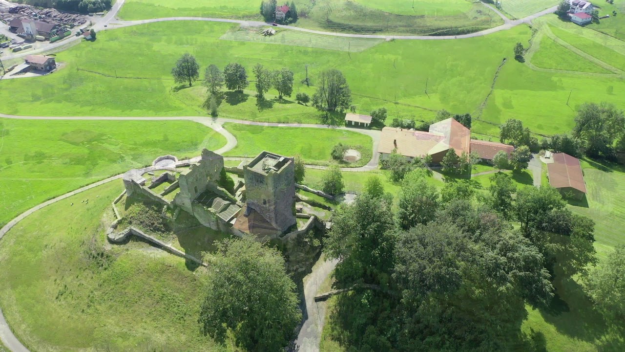 Burgruine Sulzberg und Rottachsee im Allg&auml;u