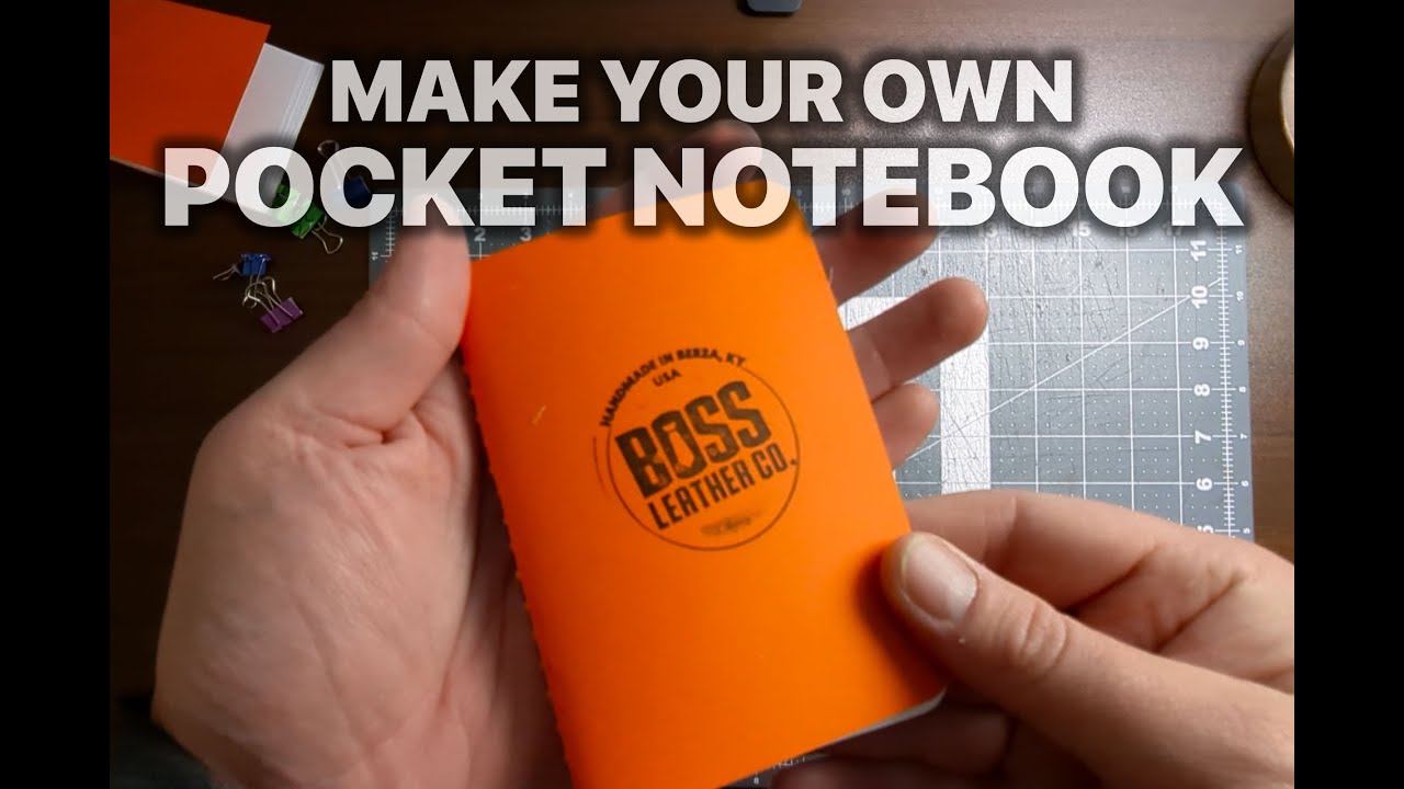 Make Your Own #pocketnotebook