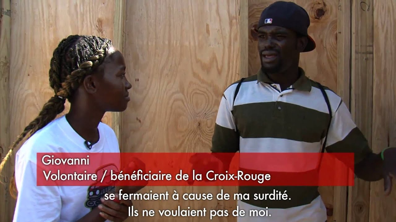 Haiti - Giovanni Volontaire de la Croix-Rouge - Communauté des Sourds
