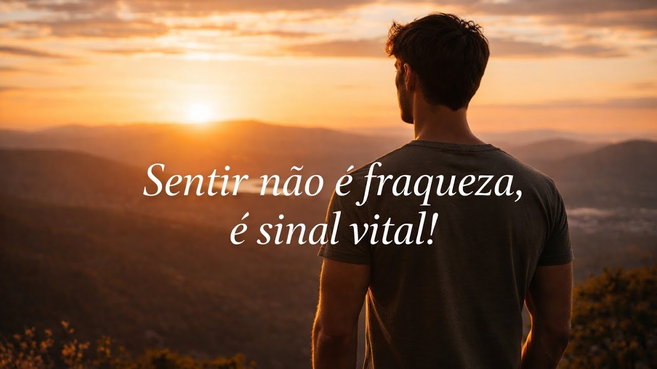 Sentir não é fraqueza é sinal vital