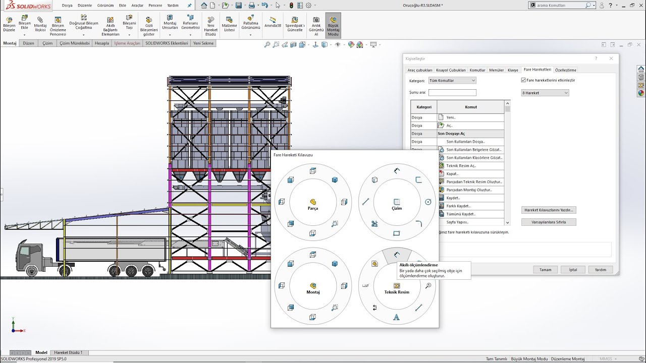 Solidworks Mouse (Fare) Kullanımı