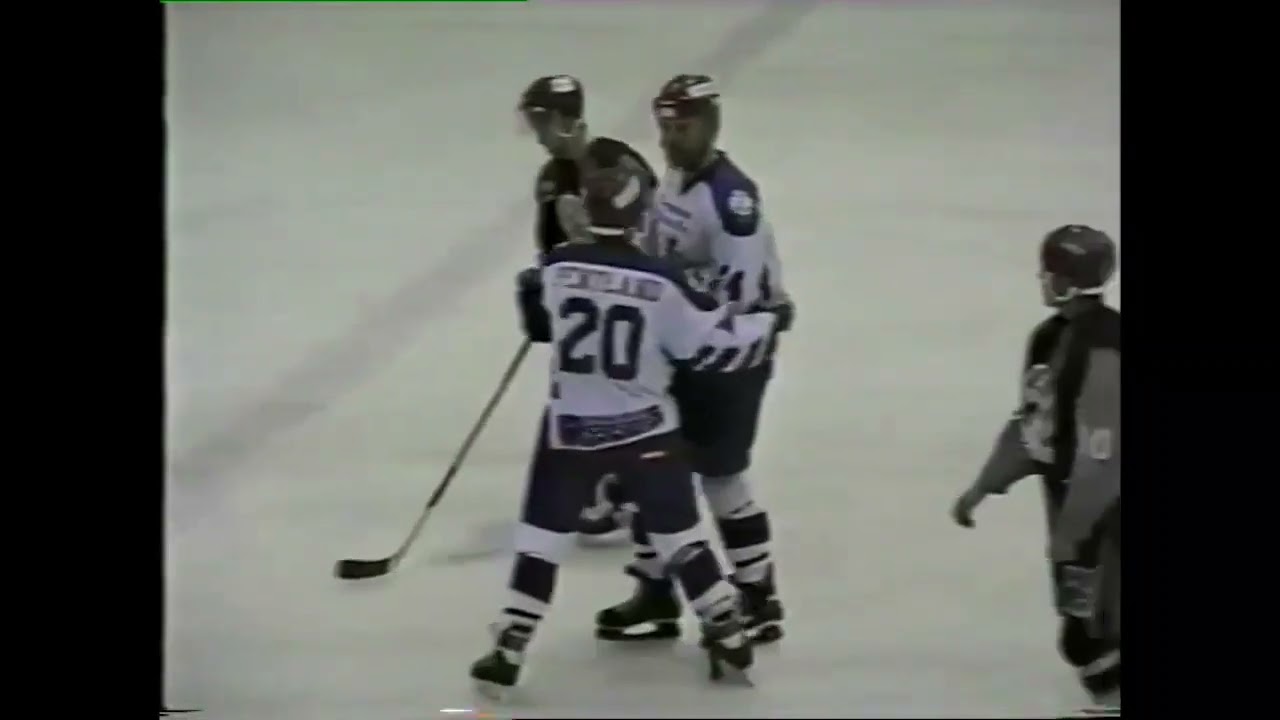 Murrayfield Racers vs Basingstoke Beavers Brawl BHL 1994-95