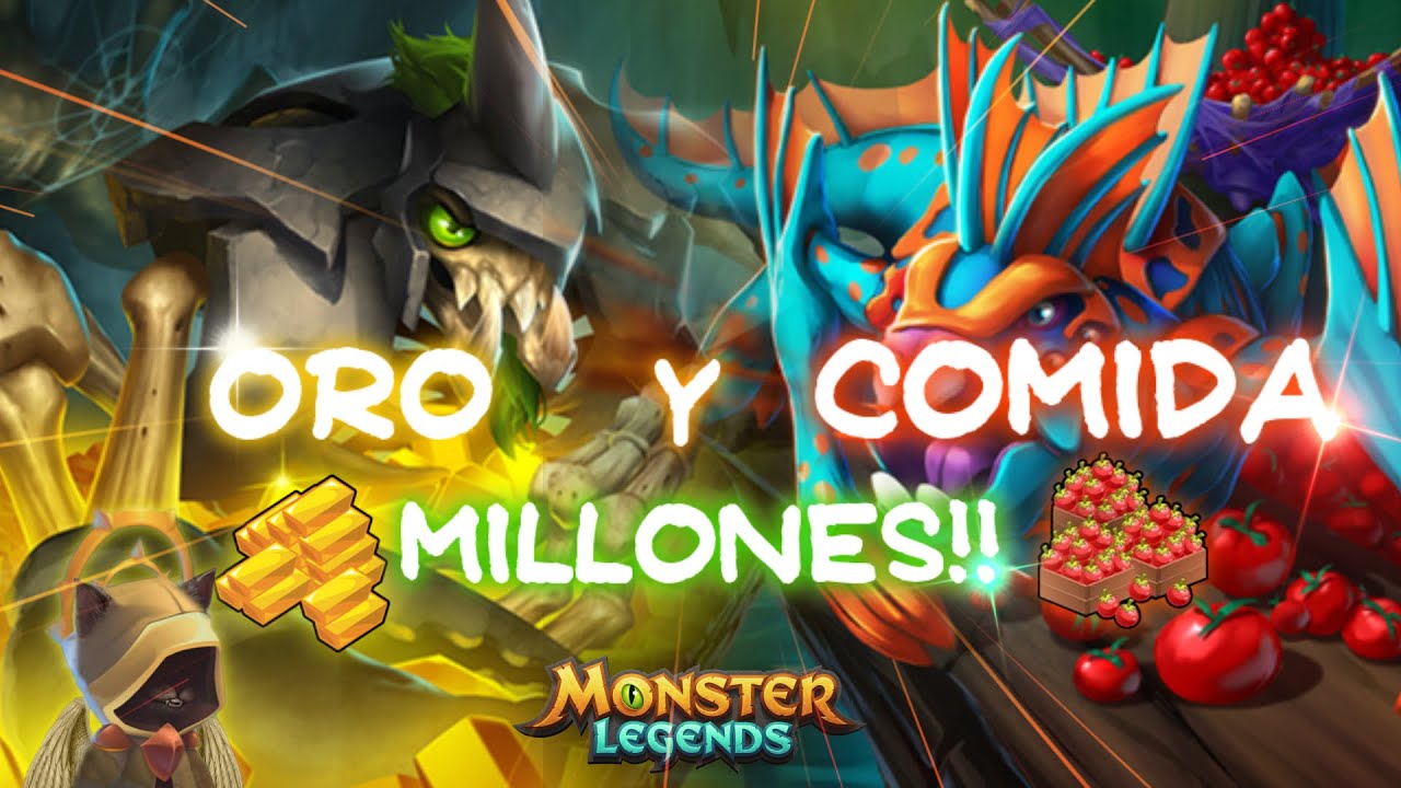 GUIA PARA CONSEGUIR BILLONES y MILLONES DE ORO Y COMIDA-2022✨😻|Monster Legends #378