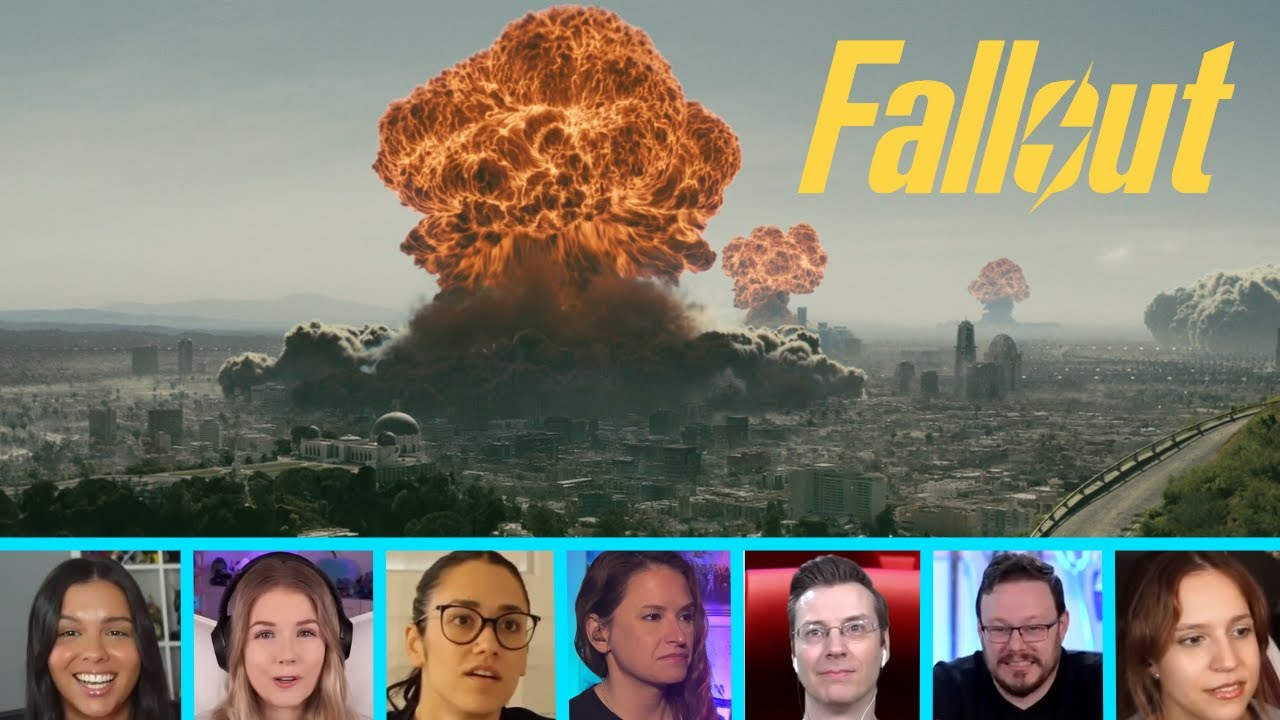 Reactors Reacting to the NUCLEAR ATTACKS | Fallout 1x1 