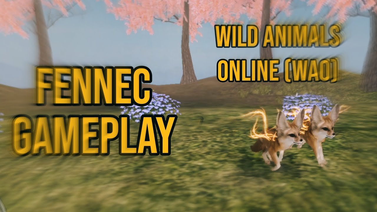 Wild Animals Online (WAO) playing as fennec with friend